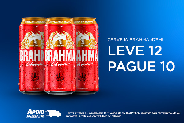 Cerveja Brahma de 02 ate 05/07